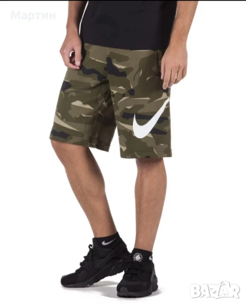 Мъжки къси панталонки Nike Sportswear Camo - размер M, снимка 1