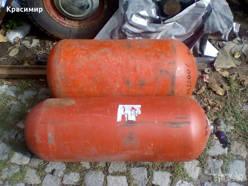 58,5 литра туба метан с Евро ел.кран  160лева, снимка 1