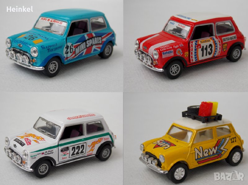 Колички рали 1:43 Mini Cooper - Cararama. НОВИ! , снимка 1