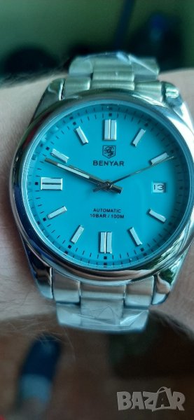 Нов луксозен мъжки самонавива ръчен часовник  BENYAR, снимка 1