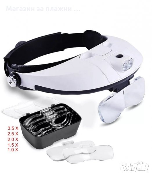 ЛУПА ЗА ГЛАВА С ЛЕД ОСВЕТЛЕНИЕ - ТИП ЧЕЛНИК - код 81001, снимка 1