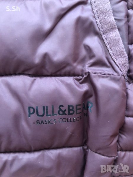 НАМАЛЕНО Мъжко яке Pull&Bear, размер Л, тъмно червено, снимка 1