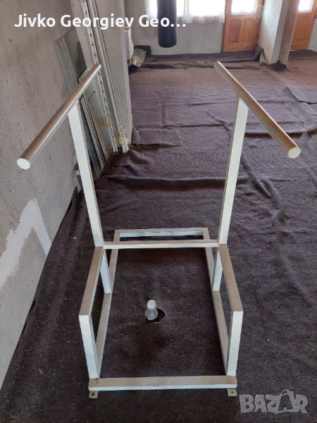 Успоредка + Стойка за клекове, бутане от лежанка, лостове за тежести, снимка 1