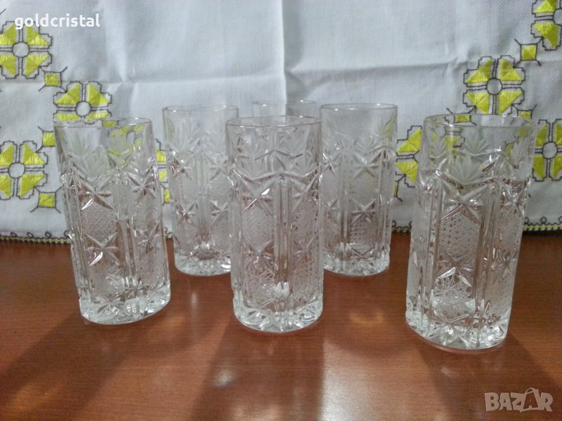 Кристални чаши за вода уиски вино ракия , снимка 1