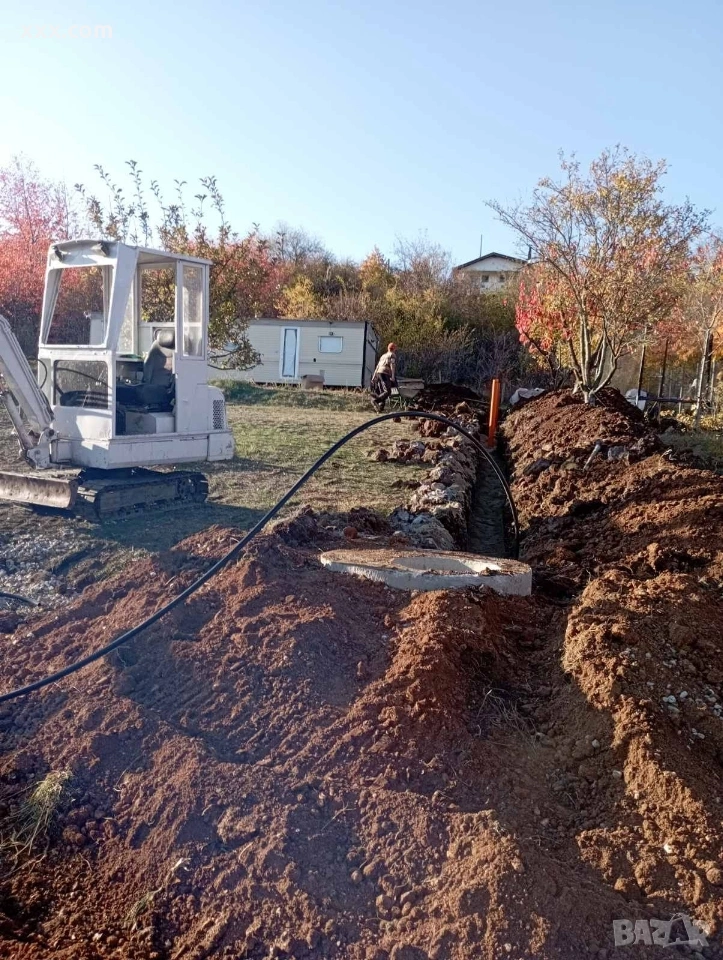 услуги с багер , снимка 1