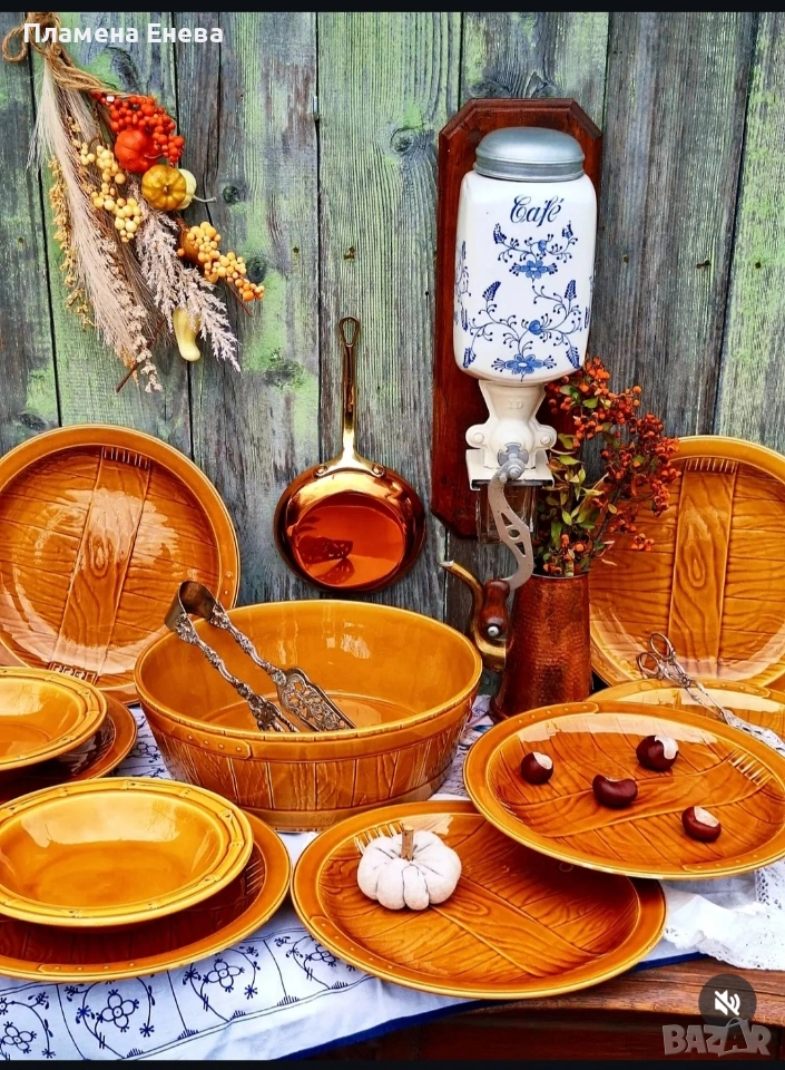 Керамичен комплект Gien France , снимка 1