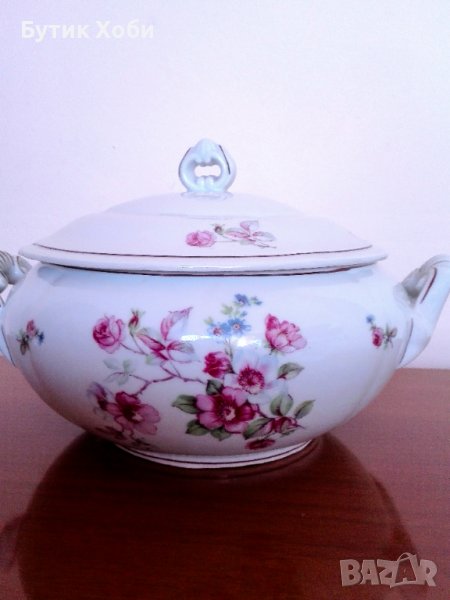 НОВА цена  - 35лв! Супник стар български порцелан, снимка 1