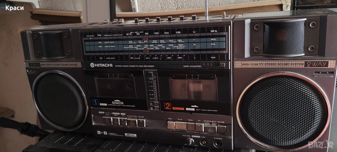 Касетофон Hitachi trk w55e, снимка 1