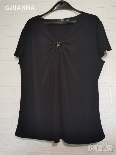 СТРАХОТНА И СТИЛНА БЛУЗА ОТ ЛИКРА РАЗМЕР 2XL-3XL, снимка 1