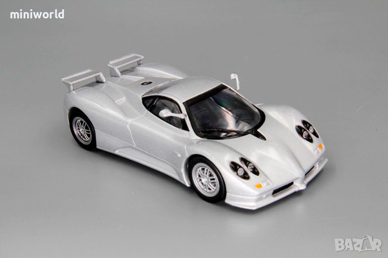 Pagani Zonda C12S 2000 - мащаб 1:43 на DeAgostini моделът е нов в блистер, снимка 1