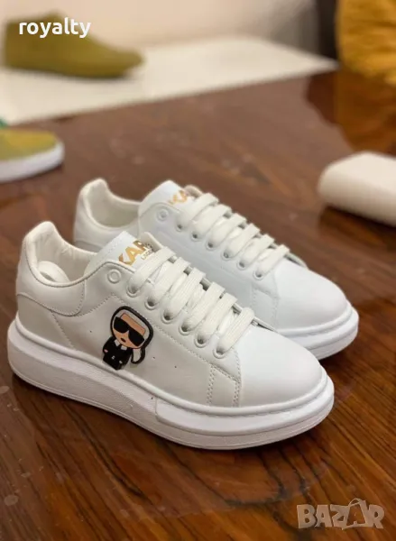 Karl Lagerfeld бели дамски маратонки , снимка 1