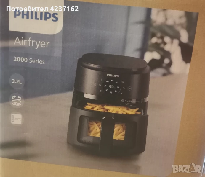 Airfryer Philips 2000, 3,2 l, снимка 1