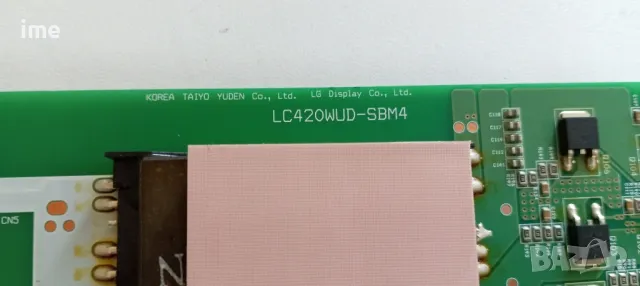 Inverter KLS-42SNFSC(E)-A REV:05 / 6632L-0573A 94V-0 за LC420WUD-SBM4., снимка 4 - Части и Платки - 49221789