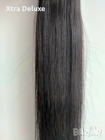 Висококачествени екстеншъни, права коса за удължаване, снимка 3 - Аксесоари за коса - 38273450