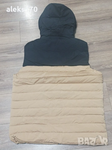 Мъжки елек - черно и св.кафяво, снимка 2 - Спортни дрехи, екипи - 53123258