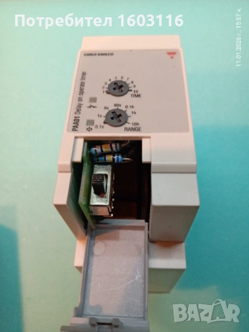 РЕЛЕ ВРЕМЕ ,,CARLO GAVAZZI" 24 -240  VAC/DC   /7 режима /, снимка 6 - Друга електроника - 53072469