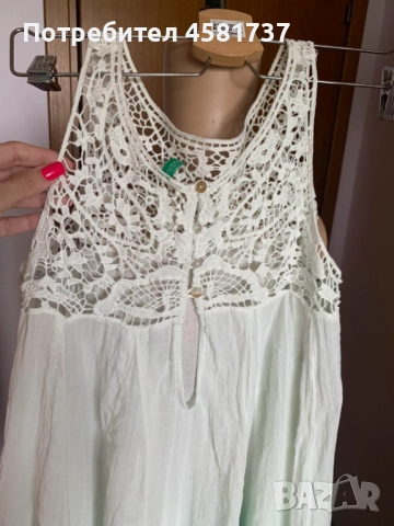 Рокля омбре на Benеtton, размер S/M, снимка 2 - Рокли - 51667100