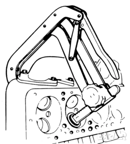 Оригинал GEDORE Немски К-т СКОБИ 3-в-1 Компресор за Пружини на Клапани Двигатели Бензин Дизел БАРТЕР, снимка 11 - Други инструменти - 54176058