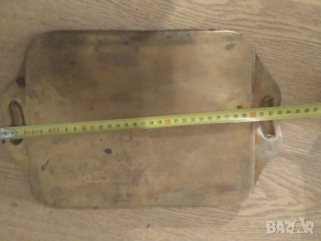 месингова табла,поднос арт нуво, снимка 3 - Други ценни предмети - 39105703