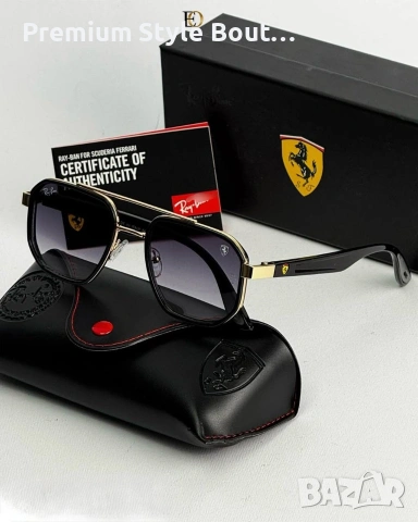 очила ray ban cartier versace Burberry hermes miu miu fendi chanel с ув защита, калъф, кутия и калъф, снимка 4 - Слънчеви и диоптрични очила - 54070045