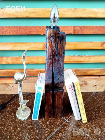 Нощна лампа тип винтидж, снимка 2 - Настолни лампи - 44350934