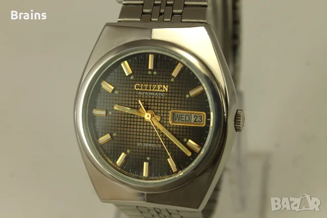 1980's Японски Часовник Citizen Автомат Перфектен, снимка 3 - Мъжки - 55911944
