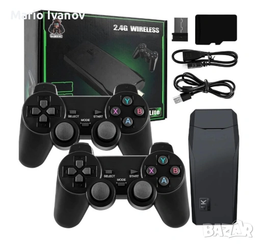 Конзола Retro Zenino, 10 000 видео игри, съвместима с 9 емулатора, 2x безжичен контролер, 4K, USB 2,, снимка 6 - Други игри и конзоли - 53374871