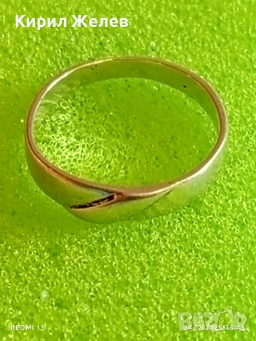 Артистичен сребърен пръстен майсторска ръчна изработка 52370, снимка 6 - Пръстени - 52650346