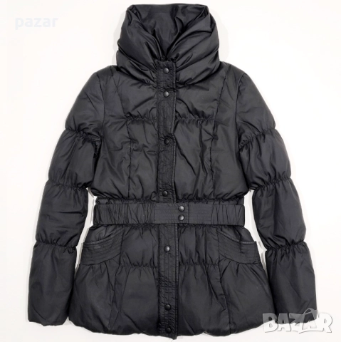 Vero Moda Дамско Пухено Яке Естествен Пух Грейка с Колан (М)