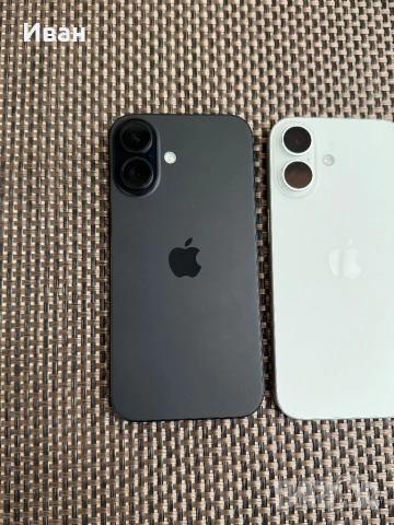 Нови•iphone 16 White Black ЛИЗИНГ 45лв/м айфон 16 128GB, снимка 2 - Apple iPhone - 52550281