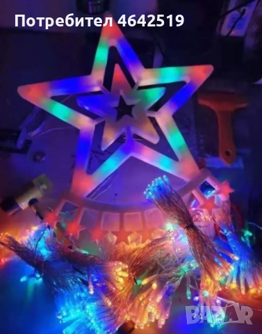 Коледна звезда Витлеем, снимка 5 - Декорация за дома - 52378976