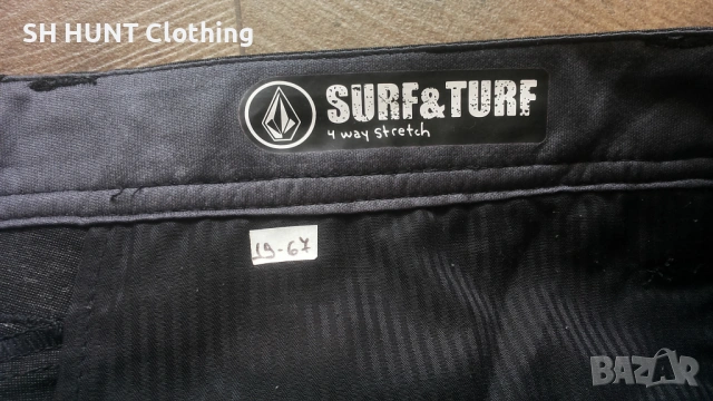 VOLCOM SURF & TURF 4 Way Stretch Shorts Размер M мъжки еластични къси панталони 19-67, снимка 13 - Къси панталони - 53296343