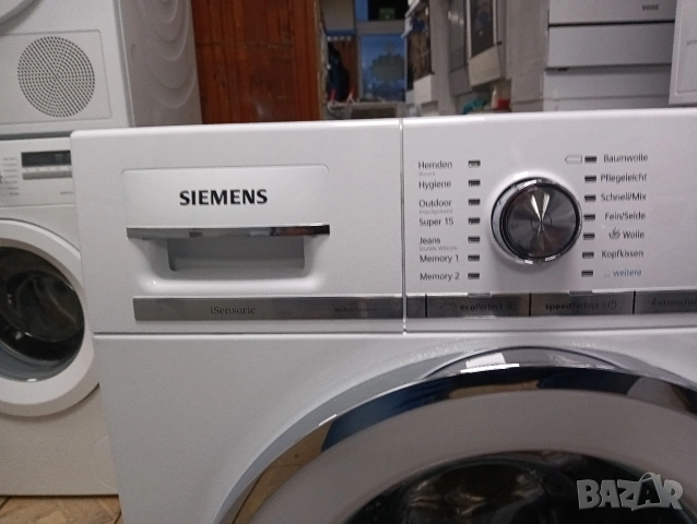 Като нова пералня Сименс Siemens IQ 800 A+++ 8кг Made in Germany 2 години гаранция!, снимка 3 - Перални - 53908209