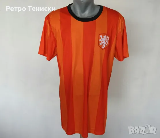 Тениска на Netherlands • KNVB • оранжево • размер XXL • Мъже