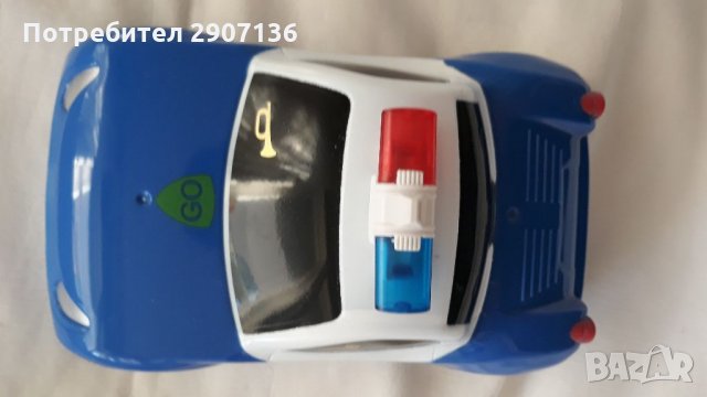 ПОЛИЦЕЙСКА КОЛА С БАТЕРИИ ЗА МАЛКИ ДЕЦА ,ДВИЖИ СЕ С ДОКОСВАНЕ