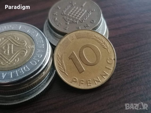 Монета - Германия - 10 пфенига | 1978г.; серия J