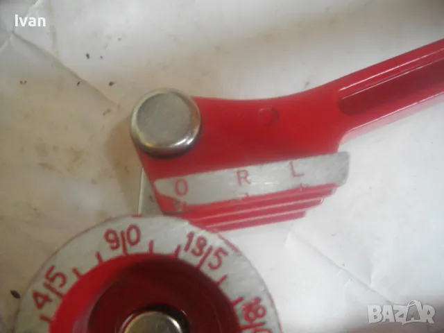 НОВ ТРОЕН ТРЪБОГИБ 6мм-8мм-10мм РЪЧЕН УРЕД ЗА ОГЪВАНЕ НА ТРЪБИ 0-180 ГРАДУСА 25мм РАДИУС, снимка 8 - Други инструменти - 50212923