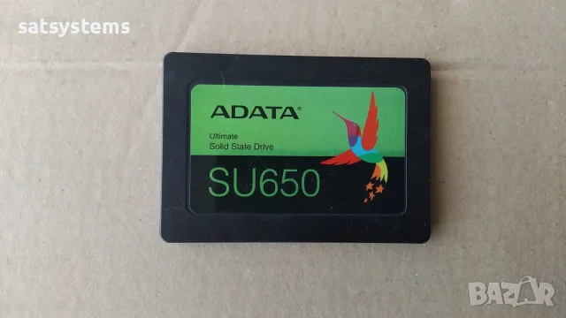 SSD ADATA Ultimate SU650 120GB SATA 6.0Gb/s , снимка 2 - Твърди дискове - 56456068