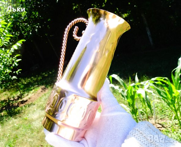 Майсторска медна кана,халба. , снимка 8 - Антикварни и старинни предмети - 37470150