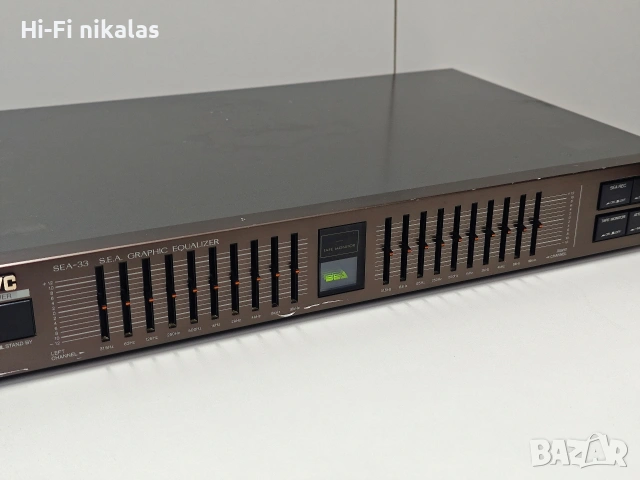EQ стерео графичен еквалайзер JVC SEA-33B, снимка 4 - Еквалайзери - 54040185