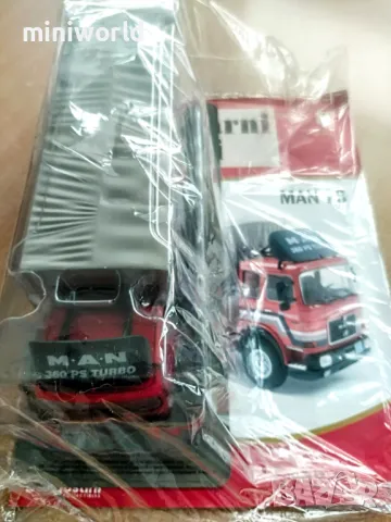 MAN F8 - мащаб 1:43 на DeAgostini моделът е нов в блистер, снимка 5 - Колекции - 50436646
