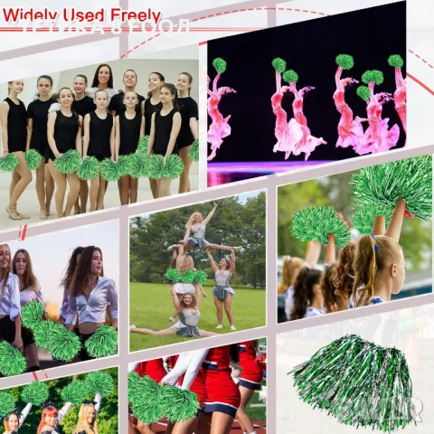 Помпони, комплект 6 броя, снимка 7 - Фен артикули - 50209036