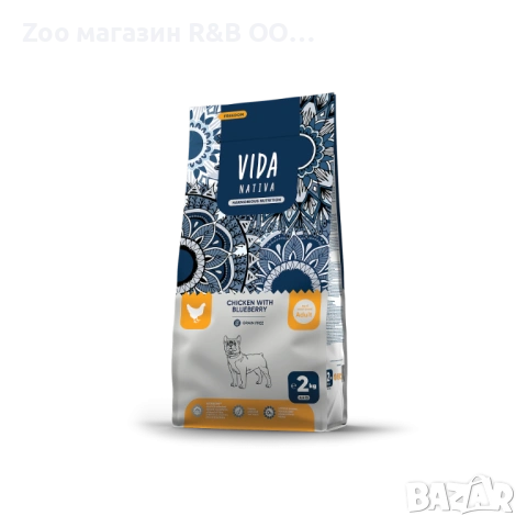 Vida Nativa храна подходяща за възрастни кучета от миниатюрни и малки породи със свободно отглеждано