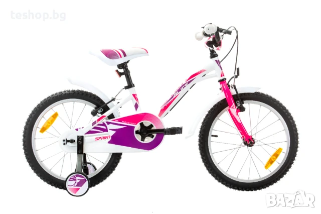 Детски велосипед HARDTAIL с помощни колела ALICE 18 1 SP в 6 цвята