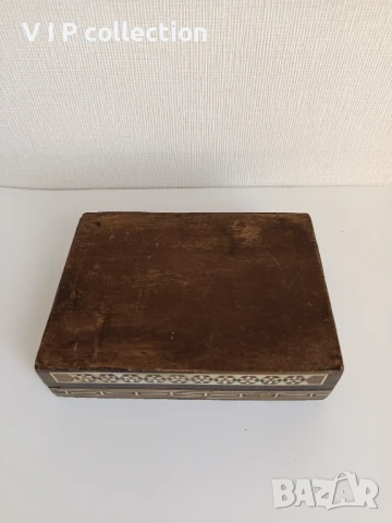 Старинна кутия Алжир ръчна изработка за пликове и друго, снимка 4 - Колекции - 51333170