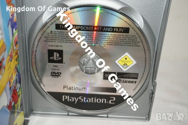 Рядка игра за PS2 The Simpsons: Hit & Run, снимка 3 - Игри за PlayStation - 54099676