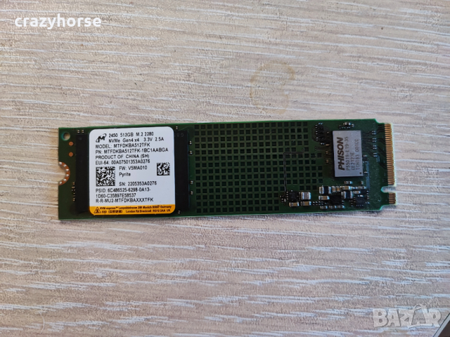 Нови SSD и NVMe дискове от 128GB до 512GB, снимка 6 - Твърди дискове - 44599132