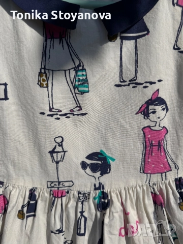 Рокля Next 4-5 (110) размер, снимка 8 - Детски рокли и поли - 51728681