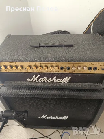 Marshall Valvestate 80W + Marshall MG412ACF 120W, снимка 4 - Китари - 56334306