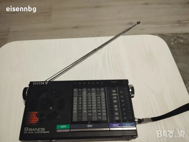 SONY ПРЕНОСИМО РАДИО FM/MW/SW 9-лентов приемник ICF-4900, снимка 7 - Радиокасетофони, транзистори - 55878296